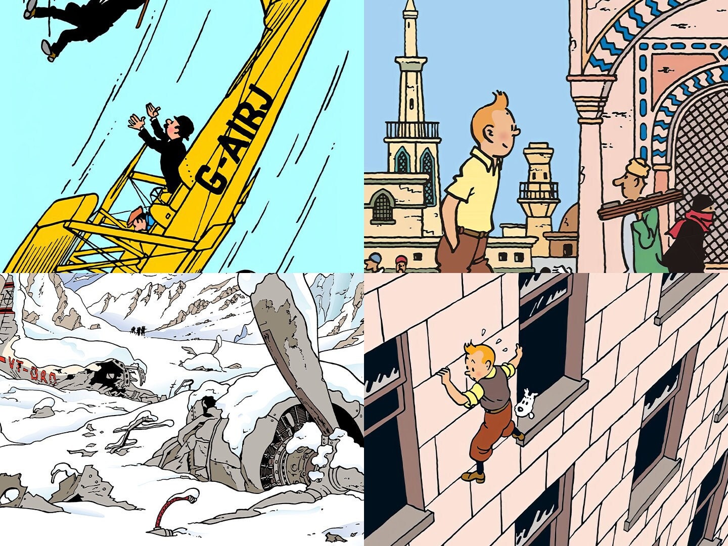 TINTIN コミックアート 木製フレーム 【公式通販】