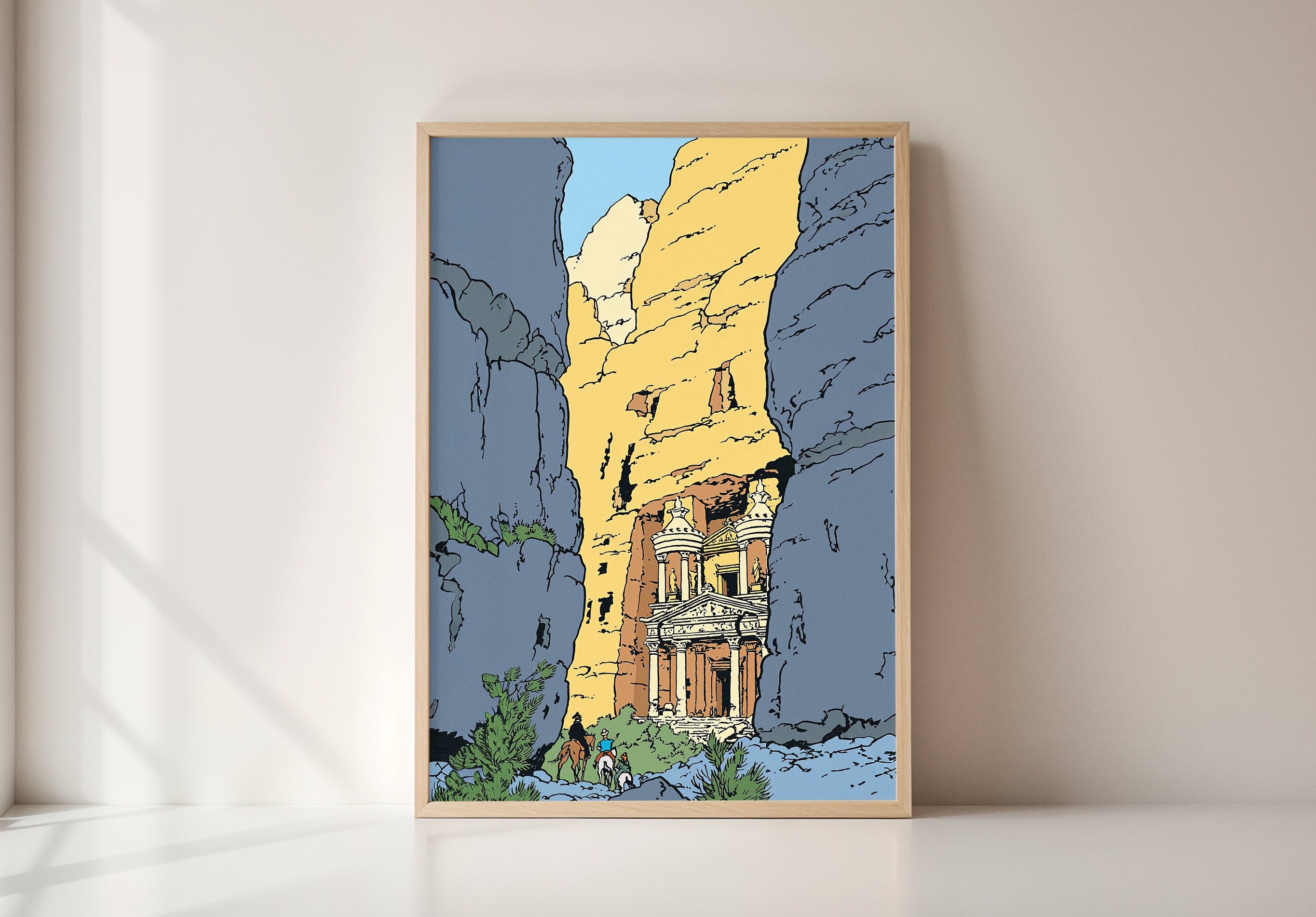 Tintin in Petra (A2, A3, A4 + 24x36