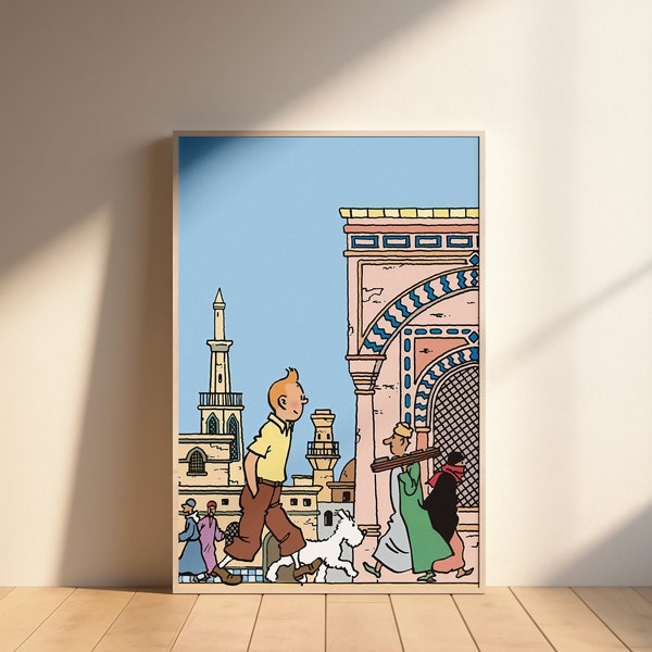 Tintin in Egypt, very high quality Digital Download.