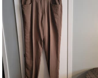 Vintage Tommy Bahama Mens Tencel Cotton Relaxed Fit Pants 40 Brown Resort Casual