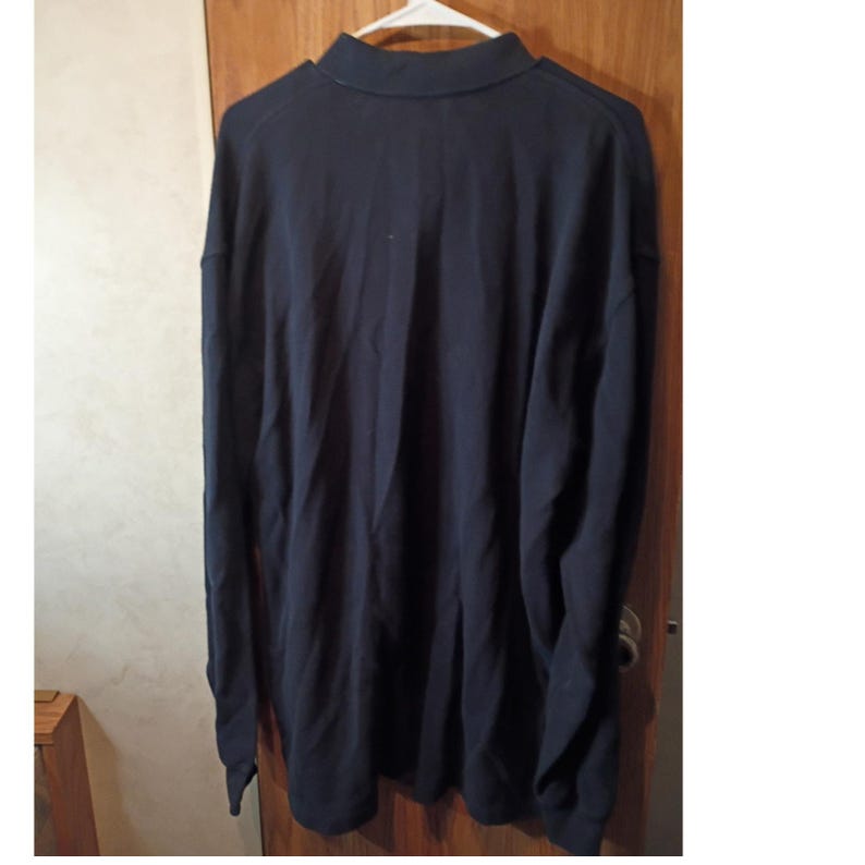 Vintage Woods & Gray XLT Tall Heavyweight Cotton Rugby Shirt Made in Macau image 5