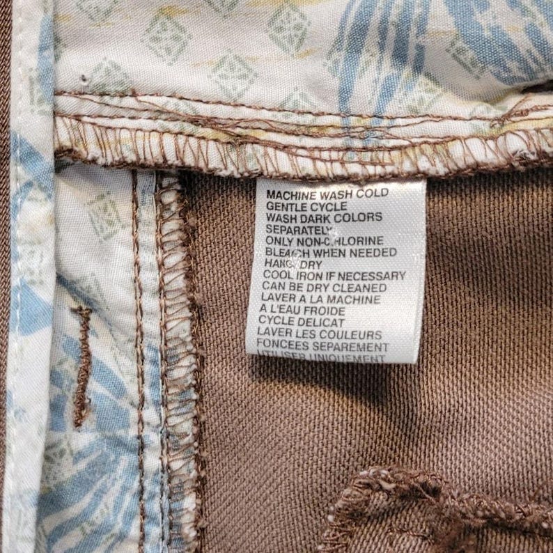 Vintage heren Tommy Bahama Tencel katoenen broek bruin ontspannen resortwear, € 40,- afbeelding 7