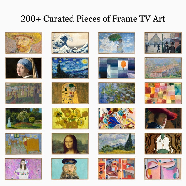 Frame TV Art for Samsung Frame TV (200+ Pieces)