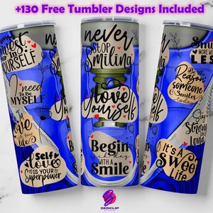 Positive Affirmation Tumbler Wrap Bundle, Positive Affirmation Sublimation Designs, Positive Quotes Tumbler, Motivational Tumbler Wrap.