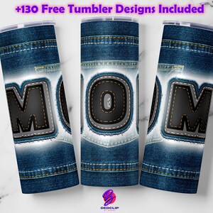 Best Mom Ever, Jeans Mom Tumbler, Mothers Day Tumbler, 20oz Skinny Sublimation Tumbler Designs Template PNG Wrap Digital Download