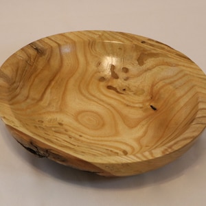 Hand Turned Wooden Ash Bowl - Unique Centerpiece for Home and Kitchen