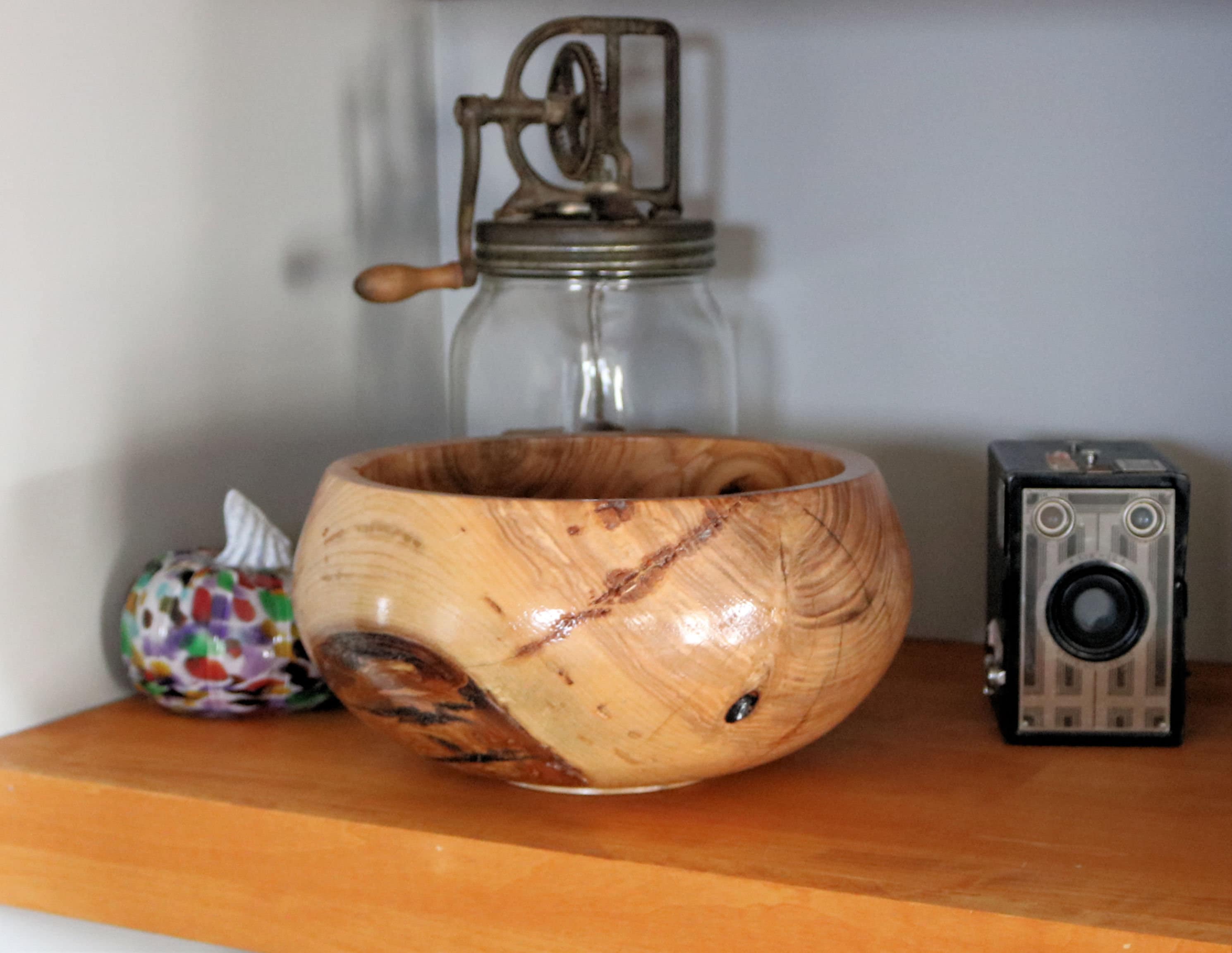 Ash Bowl, Wood Bowl Handmade, Wood Turned Bowl, Wood Salad Bowl, Hand