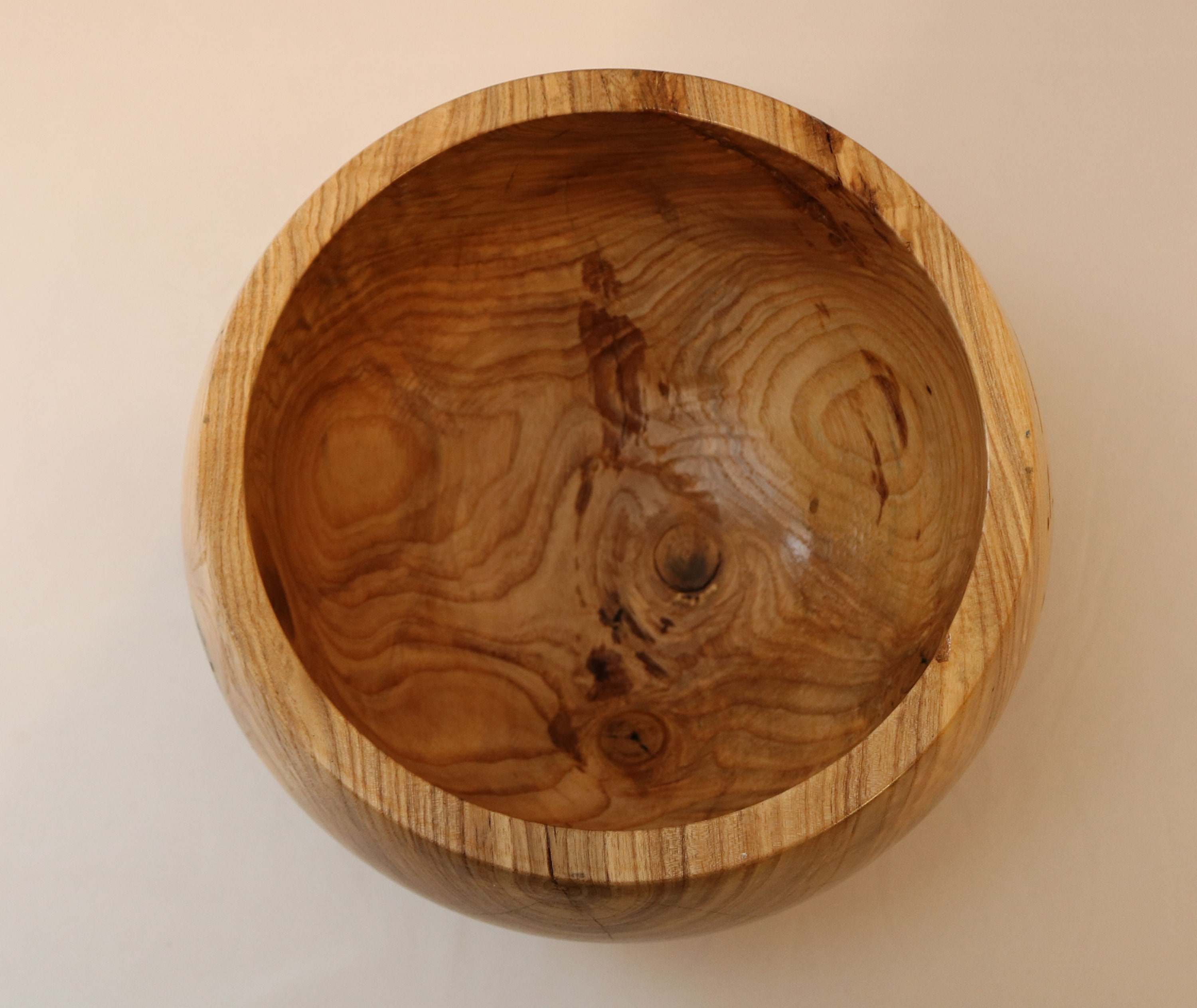 Ash Bowl, Wood Bowl Handmade, Wood Turned Bowl, Wood Salad Bowl, Hand