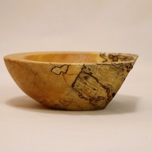 Spalted Ash Decorative Bowl - Artisan Woodturning Gift for Kitchen
