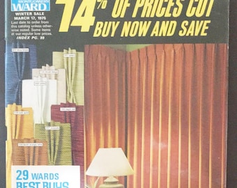 Montgomery Ward Catalog, March 1975, Vintage Nostalgia