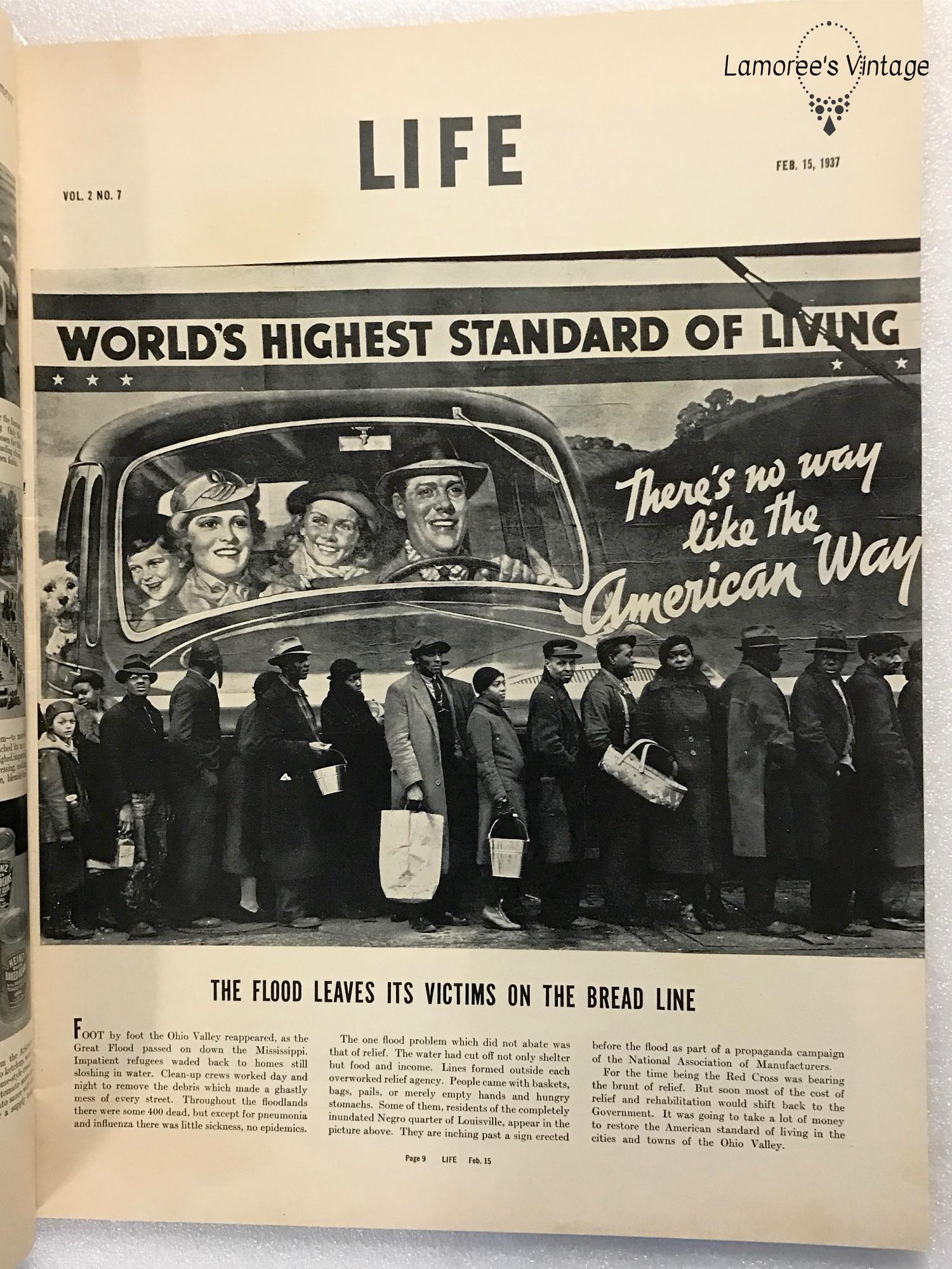 Life Magazine, February 15, 1937 - Etsy Canada