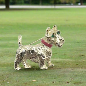 Gerry&#39;s Vintage Golden Terrier Brooch