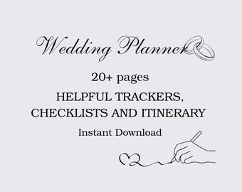Wedding Planner Printable | Printable Wedding Planner Pages