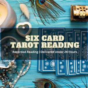 Zeskaartvideotarotlezing | Tarotlezing op dezelfde dag | Snel intuïtief tarotlezen | Tarotkaart lezen | Tarot-inzichten