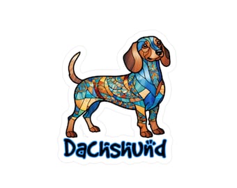 Dachshund vinyl decal