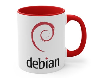 Tasse à café Debian Linux, 11 oz