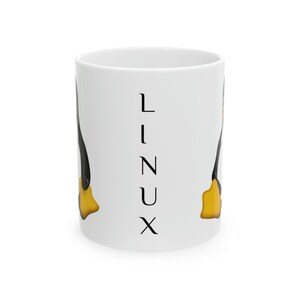 Linux Tux Penguin Coffee Mug image 2