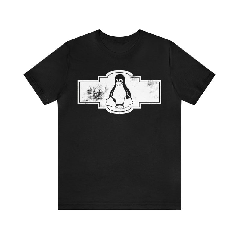 LINUX Tux the penguin T-Shirt image 5