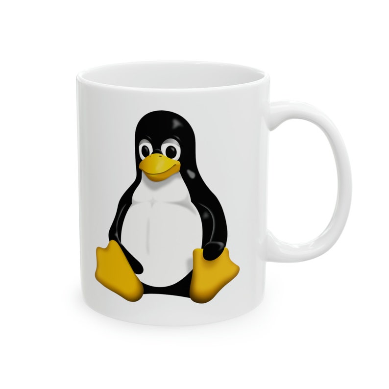 Linux Tux Penguin Coffee Mug image 1