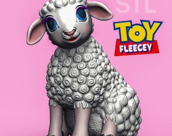 Cute baby lamb FLEESEE  stl digital file for 3D printing