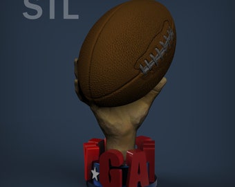 GAME DAY ミニチュア 3D プリント用 STL デジタル ファイル