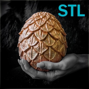 Archivo STL de huevo de dragón para impresión 3D