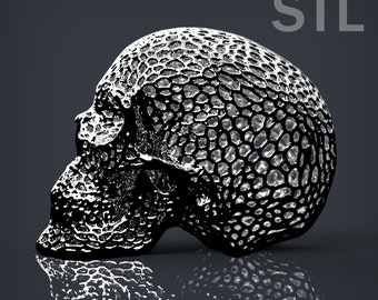 Skull in Voronoi style STL digital file for printing