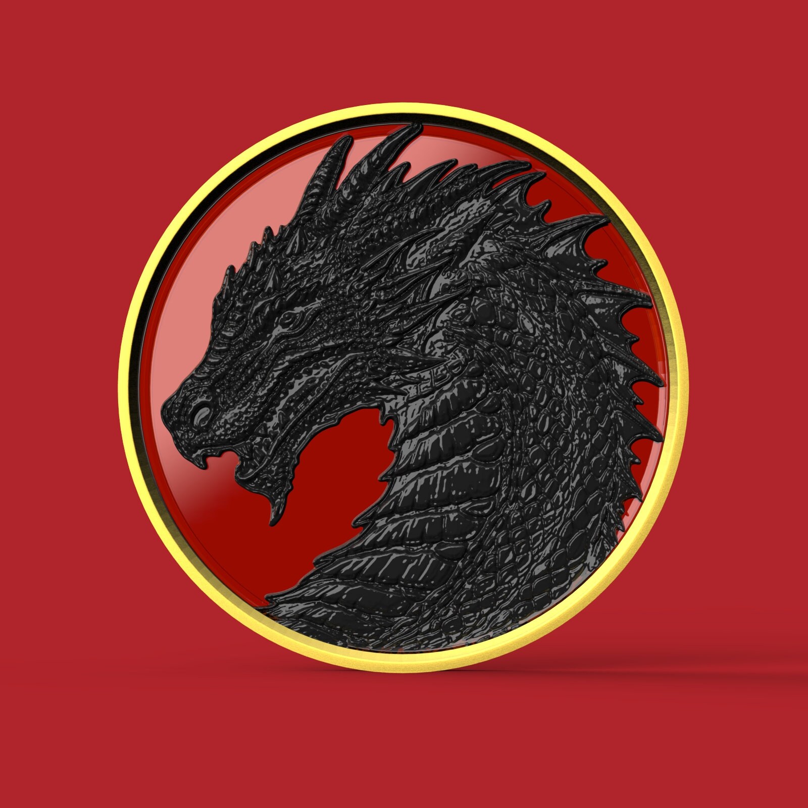 Red Dragon Stl Digital File for CNC Machine or 3D Printing - Etsy