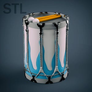 3D 印刷用のドラム ランツクネヒト STL デジタル ファイル