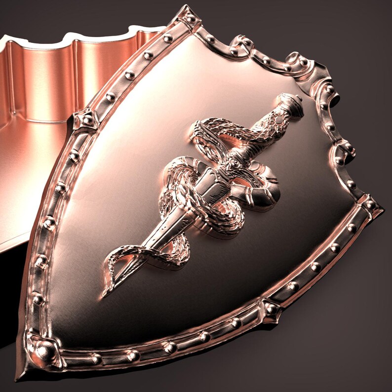 Knight Shield Boxes STL Digital File for 3D Printing - Etsy