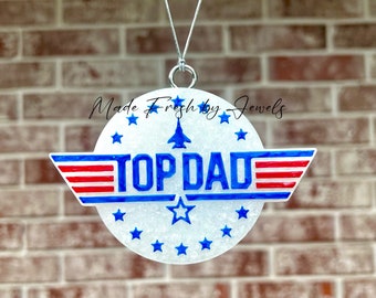 Dad Freshie, Top Dad Freshie, Fathers Day, Fathers Day Gifts, Dad Gift, Best Dad, Car Freshie, Car Accessory