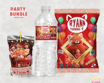 Turning red birthday party bundle