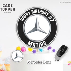 Mercedes Benz Cake Topper, Custom Digital File Centerpiece - Etsy