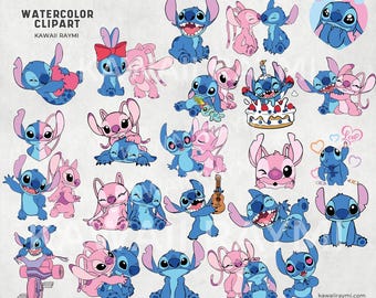 Stitch and Angel SVG Bundle, Stitch Svg, Stitch Couple Svg, Png, Stitch Love Svg, Angel, Stitch With Angel Svg Png, cute aliens