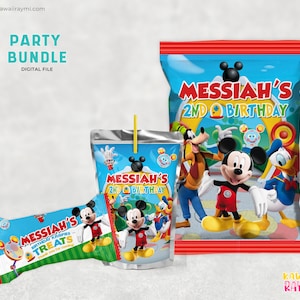 Mouse Clubhouse Party favors printable