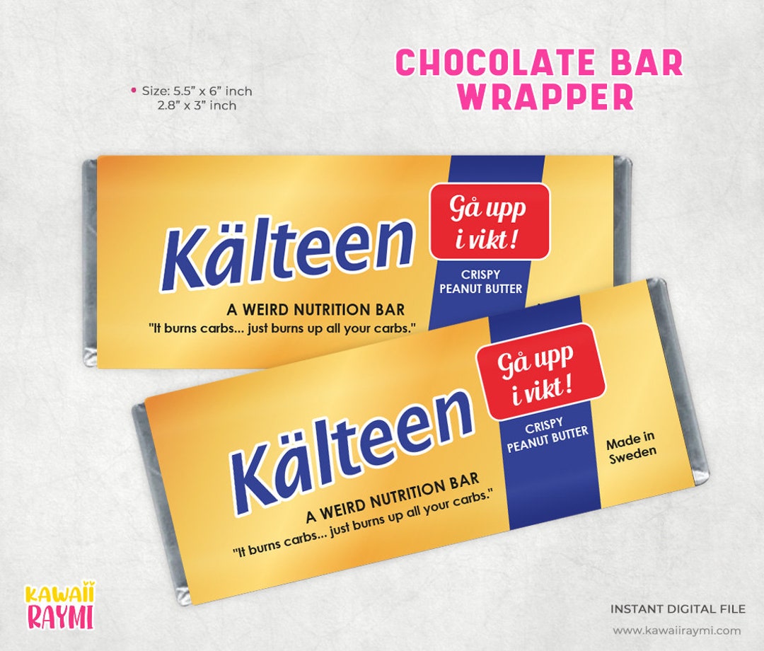 Kalteen Bar Wrapper Mean Girls Theme Party, Mean Girls Printable
