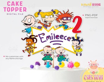 Rugrats custom cake topper printable