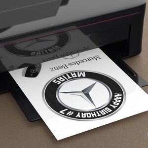 Mercedes Benz Cake Topper, Custom Digital File Centerpiece - Etsy