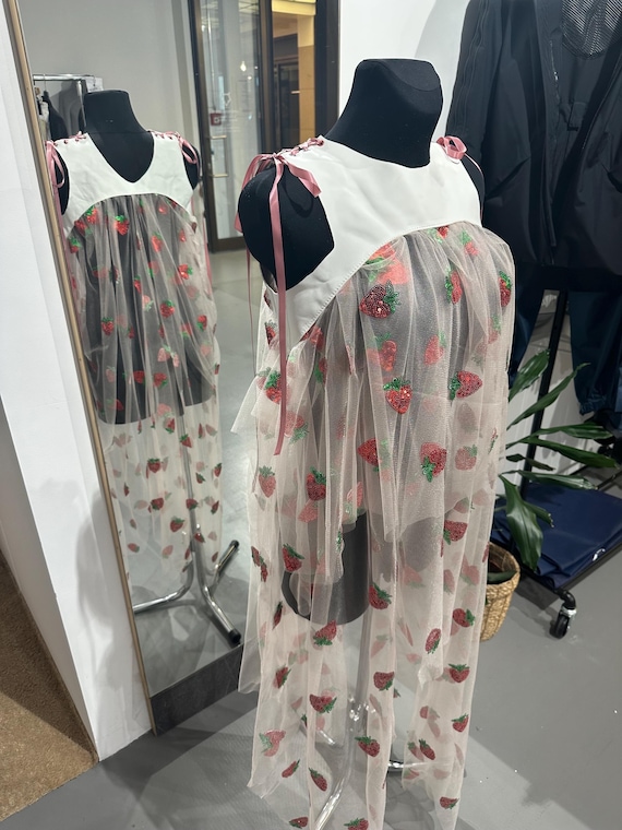 strawberry sheer dress The Strawberry Dress