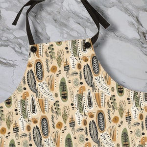 Chic Boho Pattern Apron | Cute Abstract Design | Kitchen Accessories | Cooking Accessories