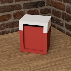3D-geprinte dekdoos met magnetisch deksel | Geschikt voor 75+ kaarten met sleeve | GRATIS VERZENDING