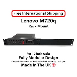 Lenovo M720q 小型モジュラーラックマウント | 19インチ幅* | 送料無料