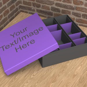 3D-geprinte TCG-opbergdoos | Aangepaste kleuren | Geschikt voor 1500+ kaarten met sleeve | GRATIS VERZENDING
