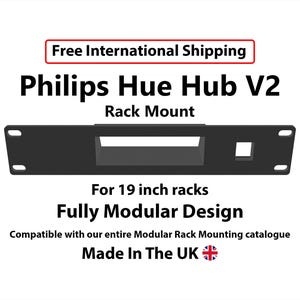 Philips Hue Hub V2 モジュラーラックマウント | 19 インチ幅* | 送料無料