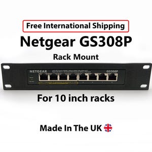 Netgear GS308P-switch 10" voor rackmontage | GRATIS VERZENDING