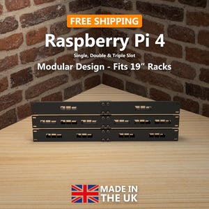 Raspberry Pi 4 - Modulär rackmontering