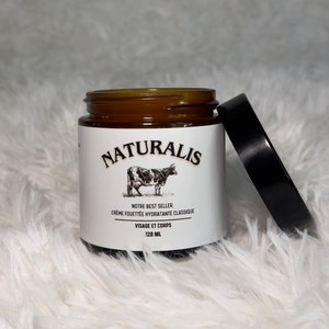 Crema de sebo elaborada en Francia - hidratante para rostro y cuerpo - Grasa de res pura (filtrada y sin perfume) natural y artesanal.