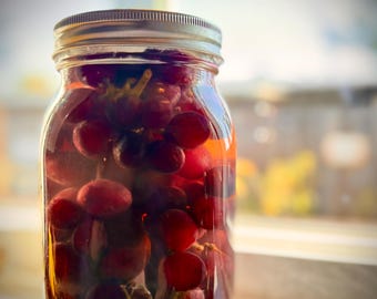pickled grapes