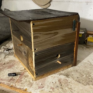 Large hand crafted bird house