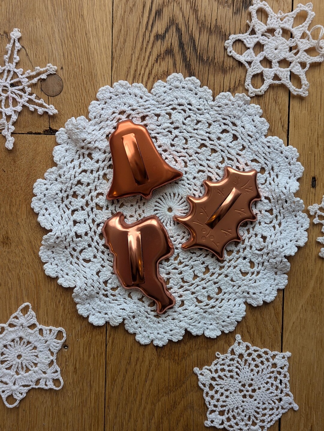 Tagliapasta Rame Vintage Edd Copper - Forma Angelo 8x8,5 Cm Con Manico, Per Biscotti E Decorazioni